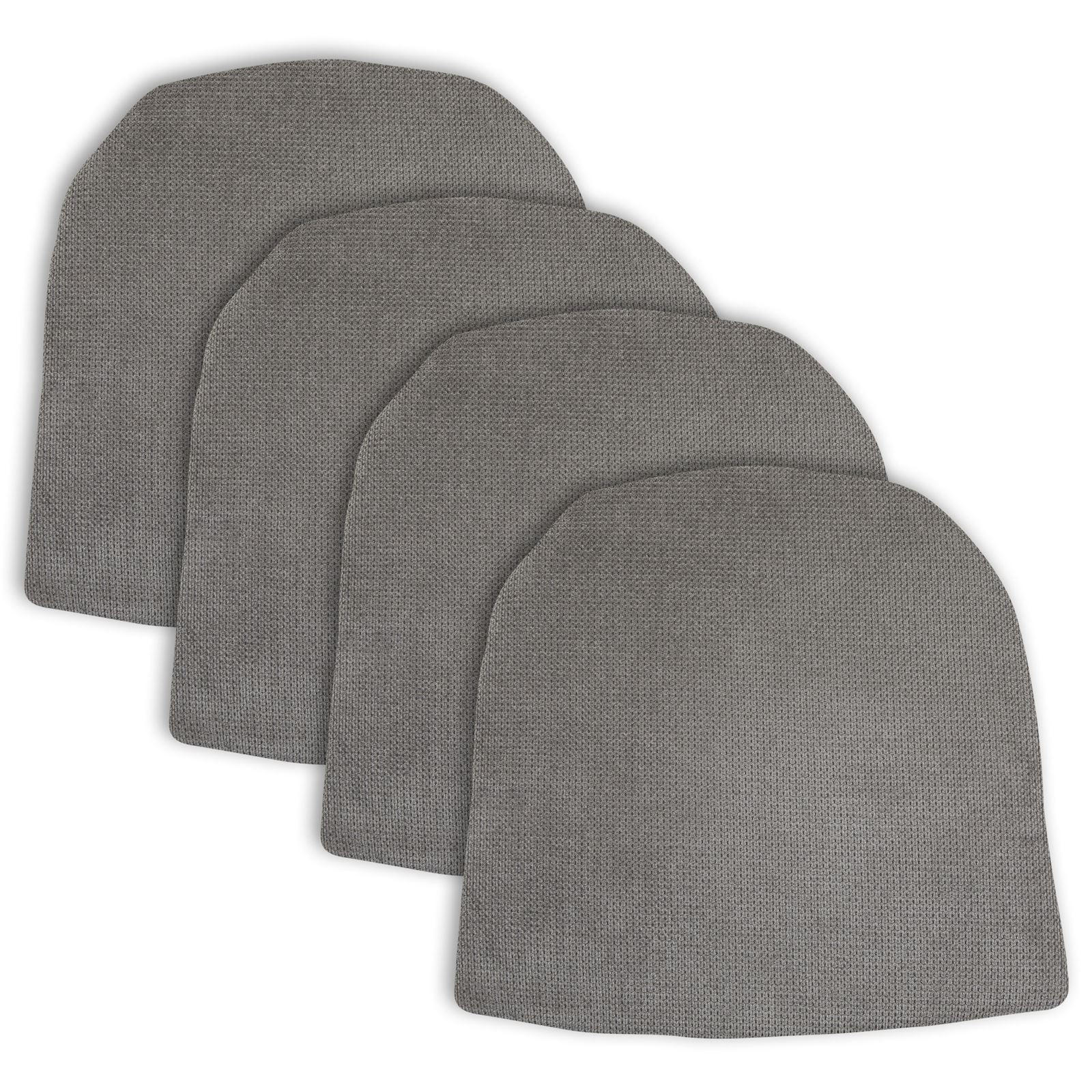 SITZKISSEN AZARA 4ER-SET - Grau, Textil (44/44/2cm) - IDIMEX