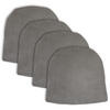 SITZKISSEN AZARA 4ER-SET - Grau, Textil (44/44/2cm) - IDIMEX