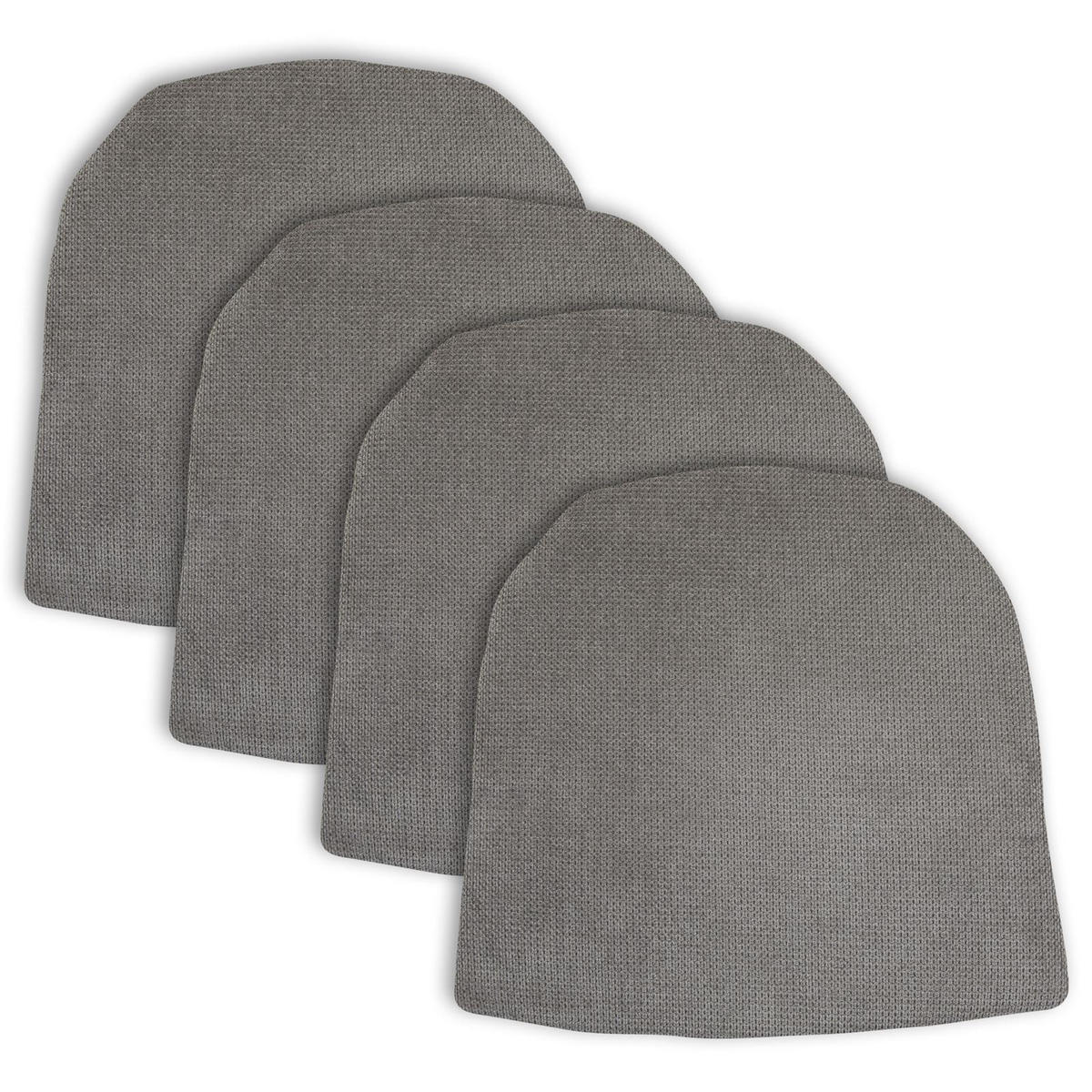 SITZKISSEN AZARA 4ER-SET - Grau, Textil (44/44/2cm) - IDIMEX
