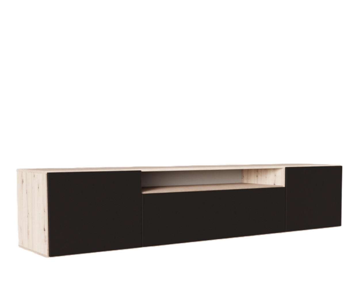 Sepro Meble Tv-Schrank Schwarz 200x40x41 cm