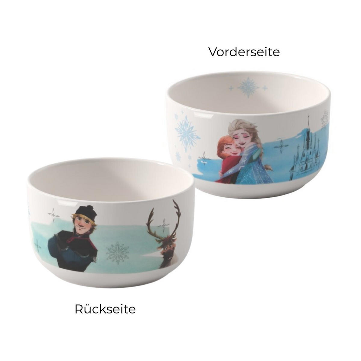 KINDERGESCHIRR-SET Disney Frozen bunt 3er Set - Multicolor, Keramik (2/2/2cm) - Villeroy & Boch
