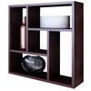 HÄNGEREGAL Molly Wenge 64,5/21/64,5 cm - Wengefarben, Holzwerkstoff (64.5/64.5/21cm) - Matkam Möbel