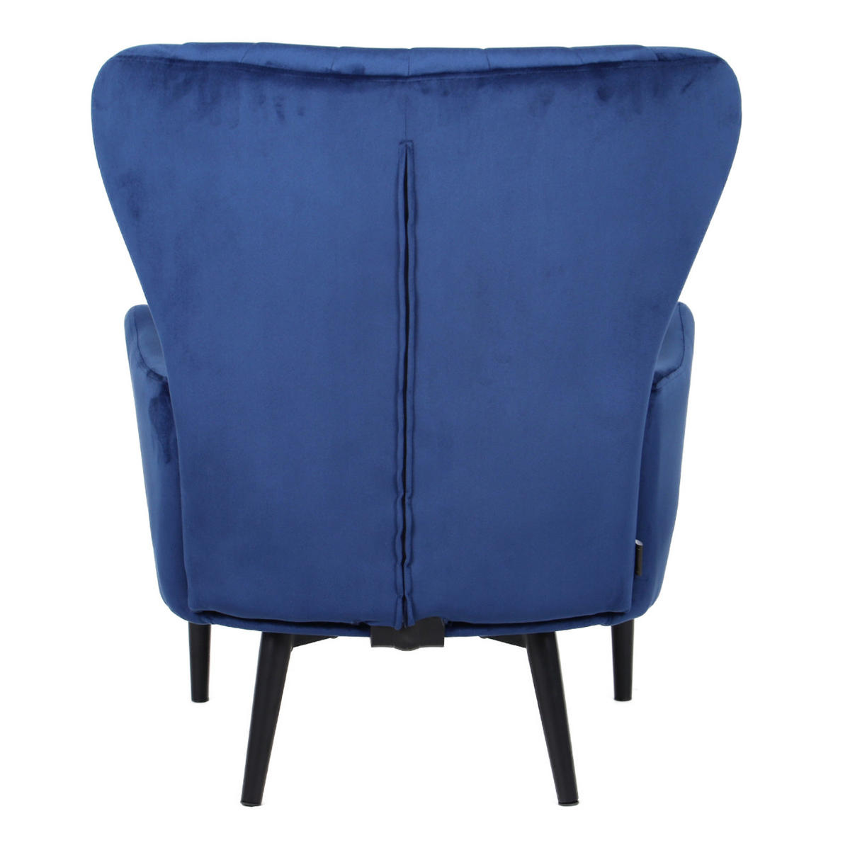 OHRENSESSEL Arthur Samt - Blau, Textil (76/89/78cm) - SVITA