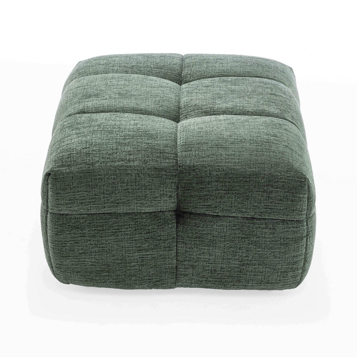 HOCKER, Grün - Grün, Textil (72/45/91cm) - Oviala