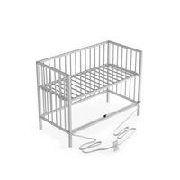 BEISTELLBETT mit Umbauseite - weiß - Dreamy 4 in 1 Bett - Weiß, Holz (120/90/60cm) - Sämann – make a difference.