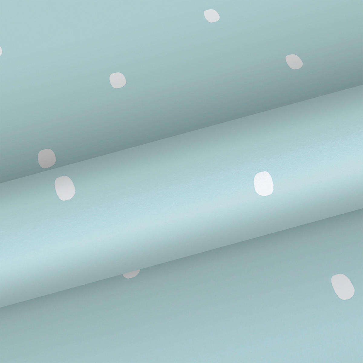 TAPETE Punkte 53 cm x 10 m - Blau, Papier (53/0.1cm) - Sanders & Sanders