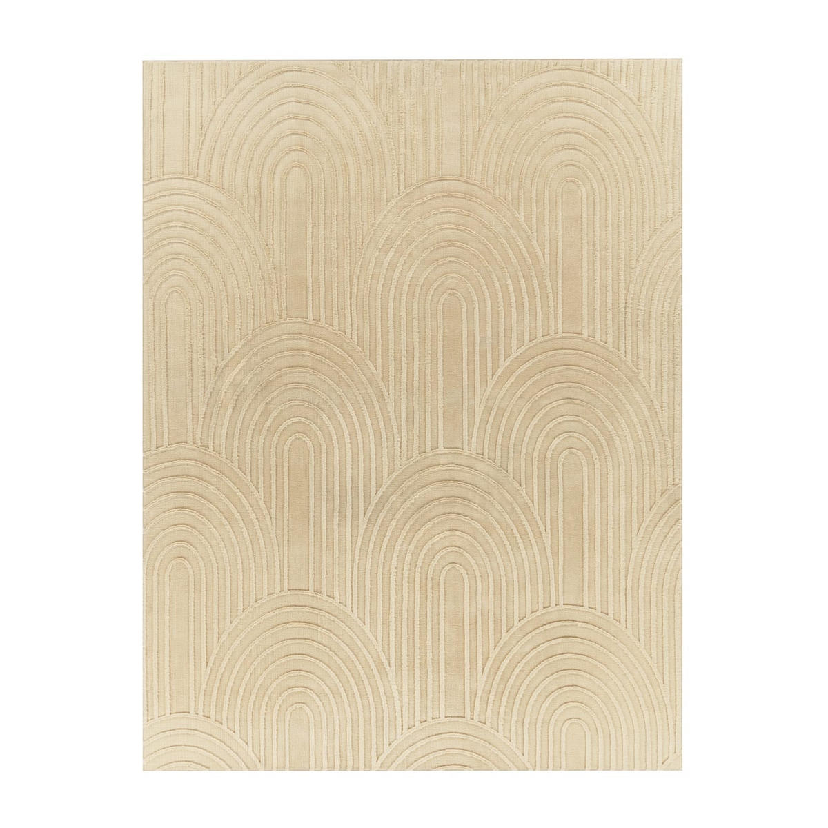 FLACHWEBETEPPICH Boho Beige 80 x 150 cm - Beige, Kunststoff (80/150cm) - TT Home