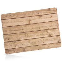 TISCHSET HOLZOPTIK, Kunststoff, braun, 43 x 30 cm - Braun, Kunststoff (1cm) - Orion 