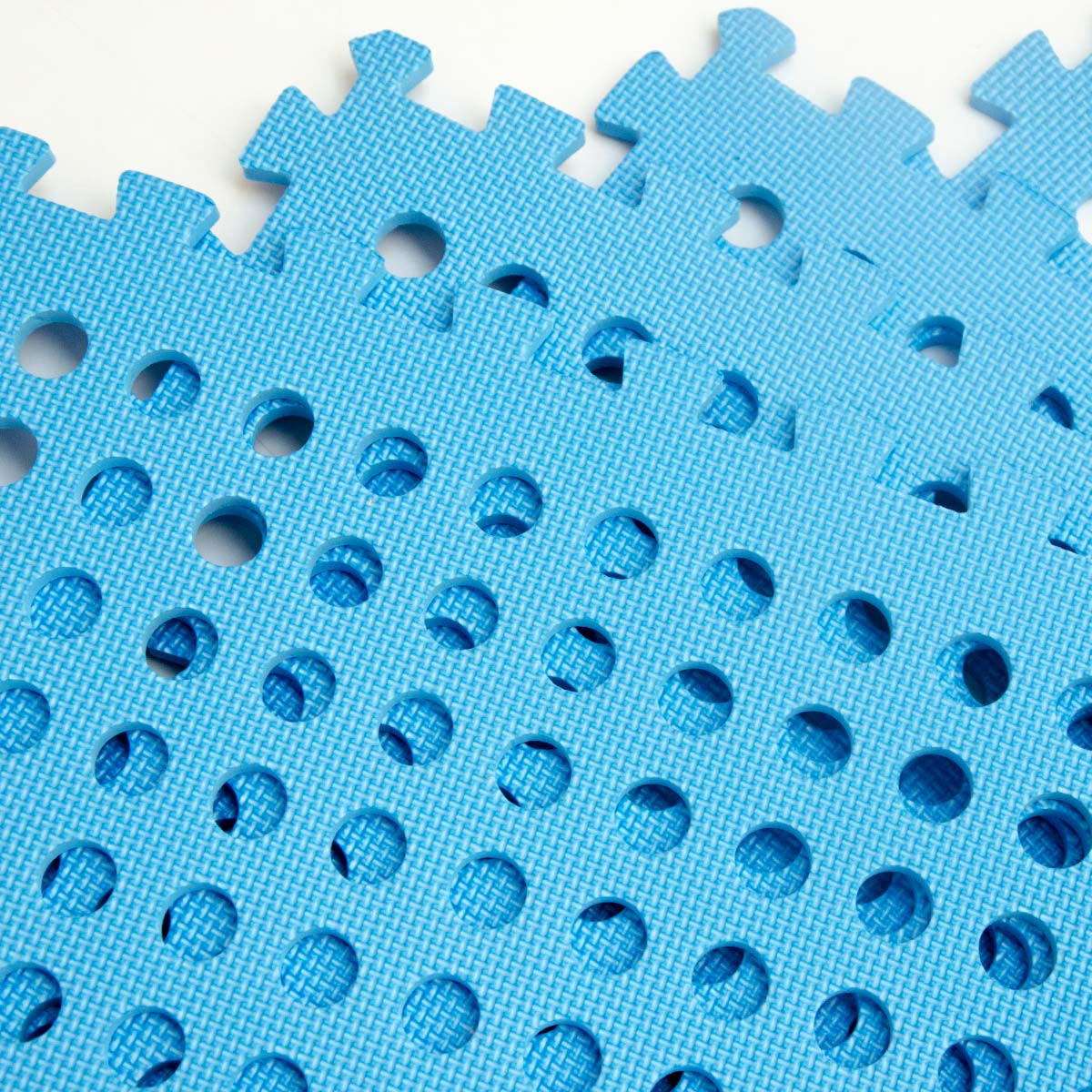 POOLMATTEN 1,59m² 4 EVA Matten 62 cm Blau - Blau, Kunststoff (62/62cm) - eyepower