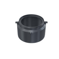 ANSCHLUSS DN110 für Entwässerungsrinne - Schwarz, Metall (6.7/12.2/11.6cm) - Alcadrain