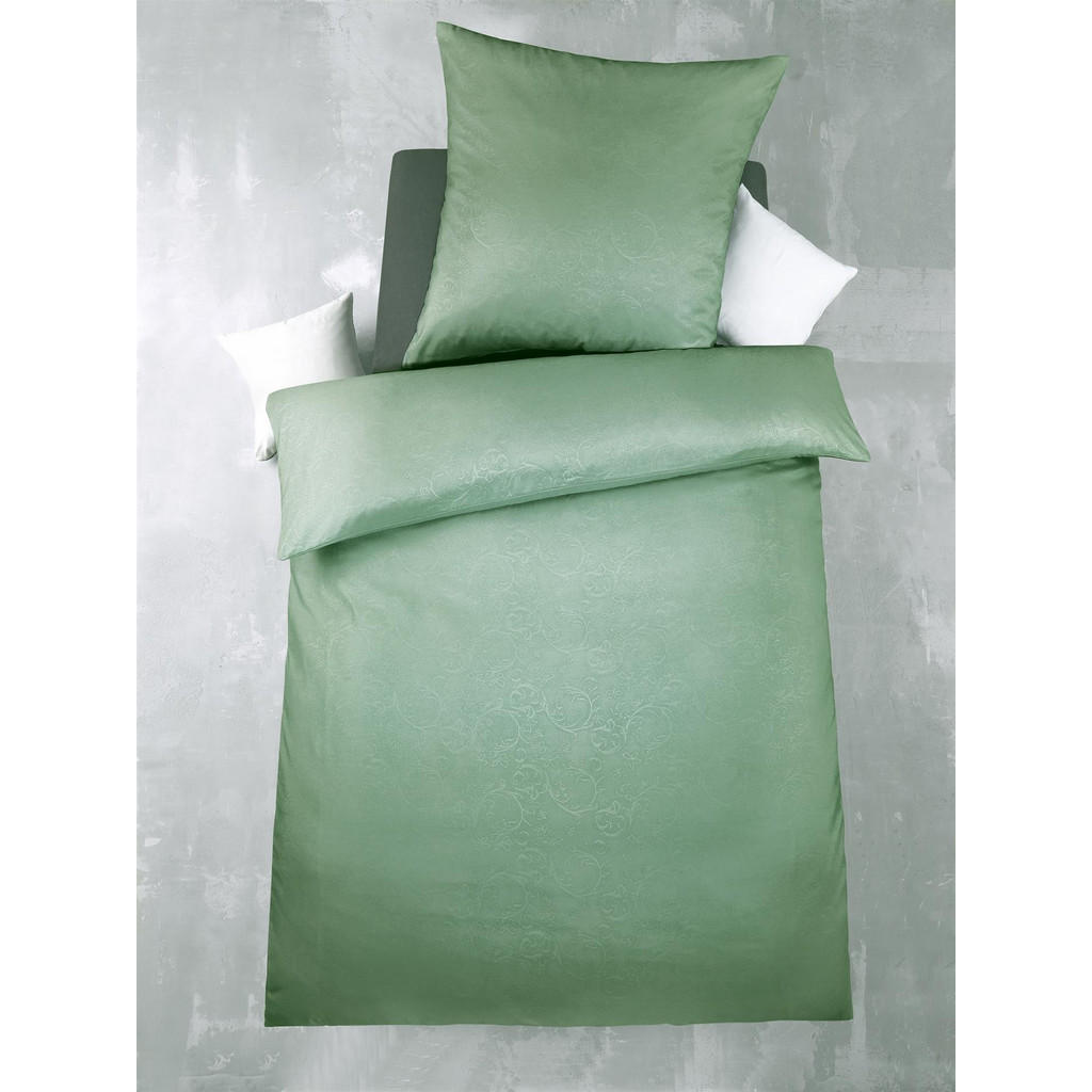 Thumbnail - Carpe Sonno Mikrofaser-Bettwäsche, Hellgrün, Textil, Floral, Füllung: Polyester, Rechteckig, 135x200 cm, Oeko-Tex® Stand...