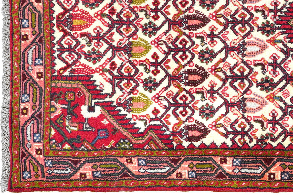 TEPPICH Assadabad Mehrfarbig 192/80 cm Schurwolle - Multicolor, Textil (80/192cm) - Looma