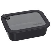 FRISCHHALTEDOSE LUND Meal Cube schwarz 1050 ml - Schwarz, Glas (15/7/20cm) - Mulex
