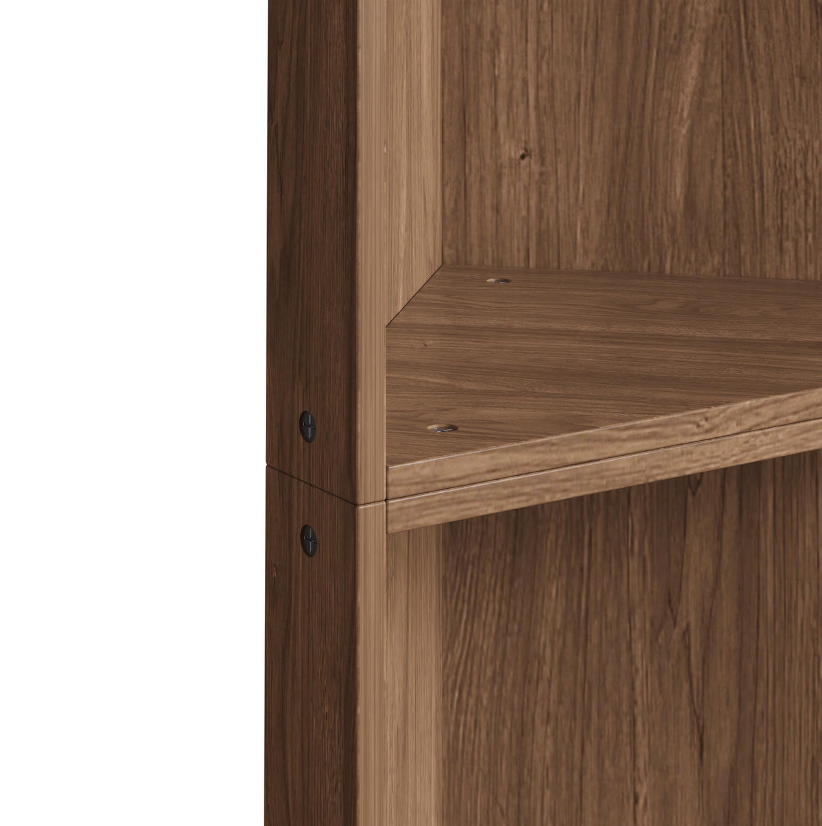 ORGANIZÉRY do kuchynských skriniek z MDF, 55/32/180 cm, orechovohnedý, s ochranou proti prevráteniu - farba vlašského orecha, kompozitné drevo (55/180/32cm) - BEAOK