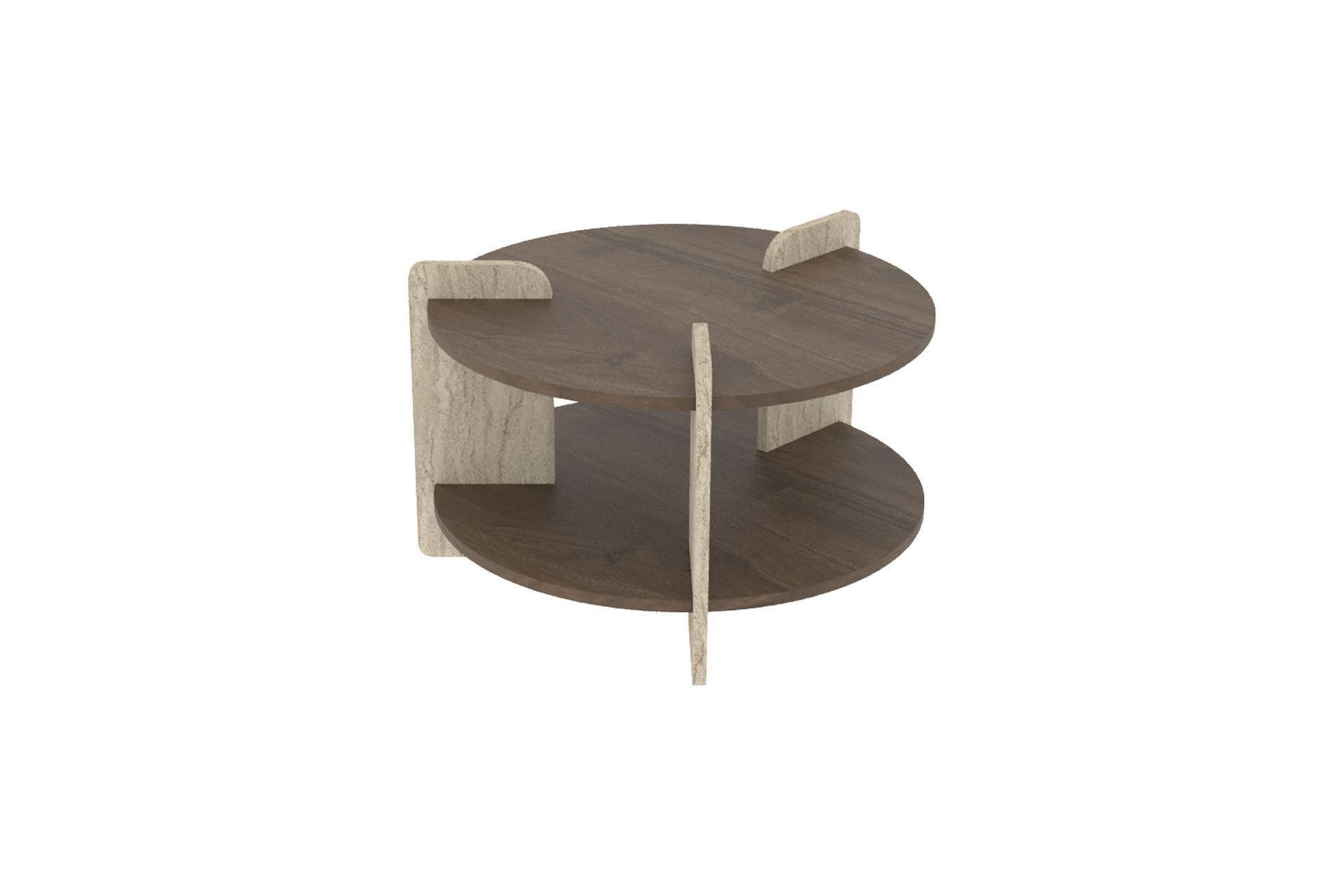 Habitat Garten Couchtisch Braun 70x45x70 cm