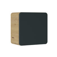 HÄNGESCHRANK ARVIDA SZK2 Kompakte Größe Eiche Grau - Grau, Holzwerkstoff (35/35/22cm) - Komodee