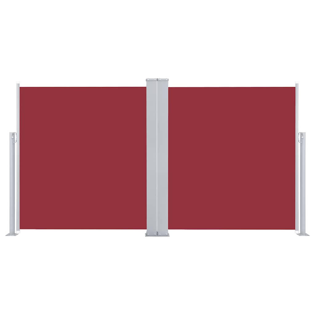 AUSZIEHBARE Seitenmarkise 170 x 600 cm Rot - Rot, Textil (600/1/170cm) - furnicato