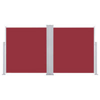 AUSZIEHBARE Seitenmarkise 170 x 600 cm Rot - Rot, Textil (600/1/170cm) - furnicato