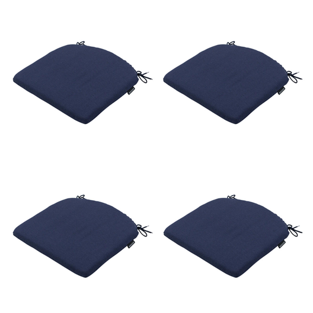SITZKISSEN Panama 46/48 cm 4er-Set - Blau, Textil (48/4/46cm) - Madison