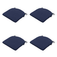 SITZKISSEN Panama 46/48 cm 4er-Set - Blau, Textil (48/4/46cm) - Madison