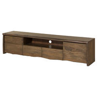 TV-BOARD Mango 220x45x50 braun geölt PURE MANGO #224 - Braun, Holz (220/50/45cm) - Massivmoebel24