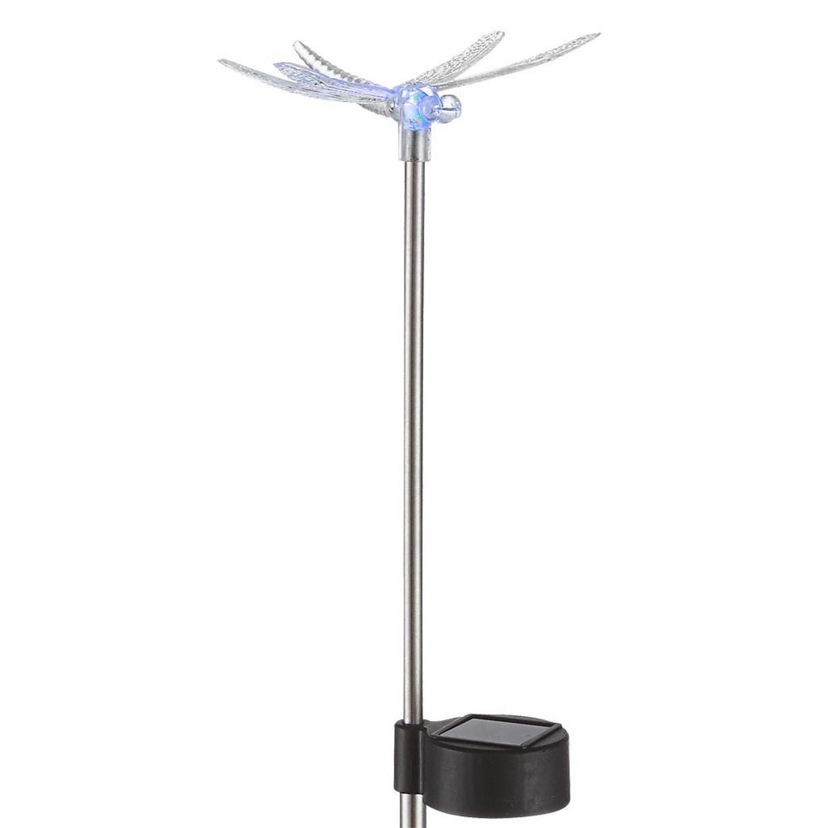 LED AUSSENLEUCHTE Klar Solarlampe Farbwechsel - Klar, Kunststoff (6/7/42cm) - Globo Lighting