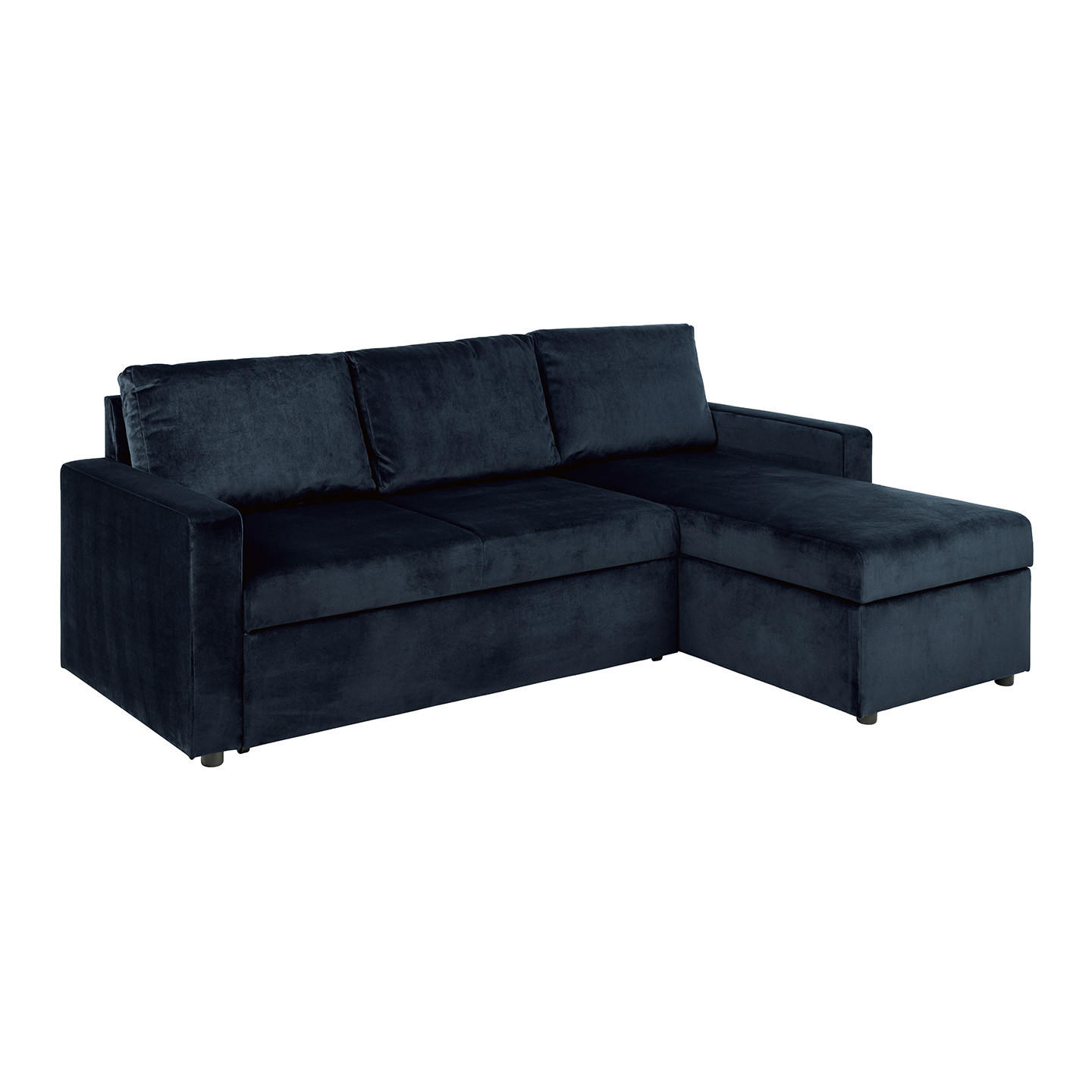 SCHLAFSOFA dunkelblau - Dunkelgrau, Holzwerkstoff (218/155cm) - ebuy24