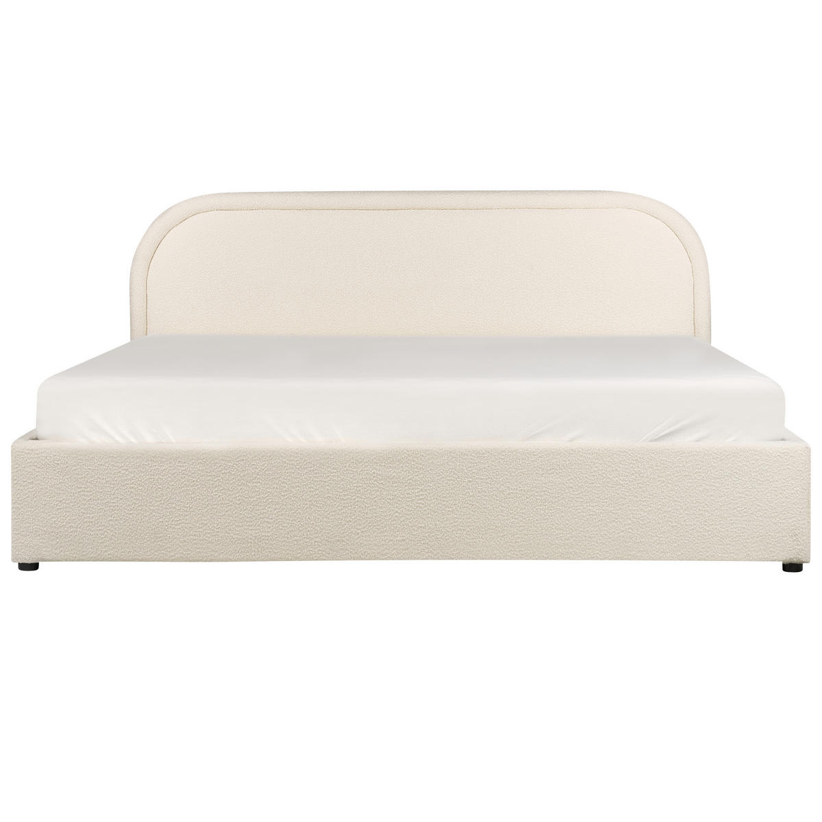 POLSTERBETT 180x200 cm Beige Quillien - Beige, Textil (180/200cm) - Beliani