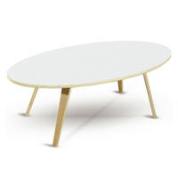 COUCHTISCH ARVIKA 120x50x40 cm, Holz, Weiß - Weiß, Holz (120/55/40cm) - dasmöbelwerk