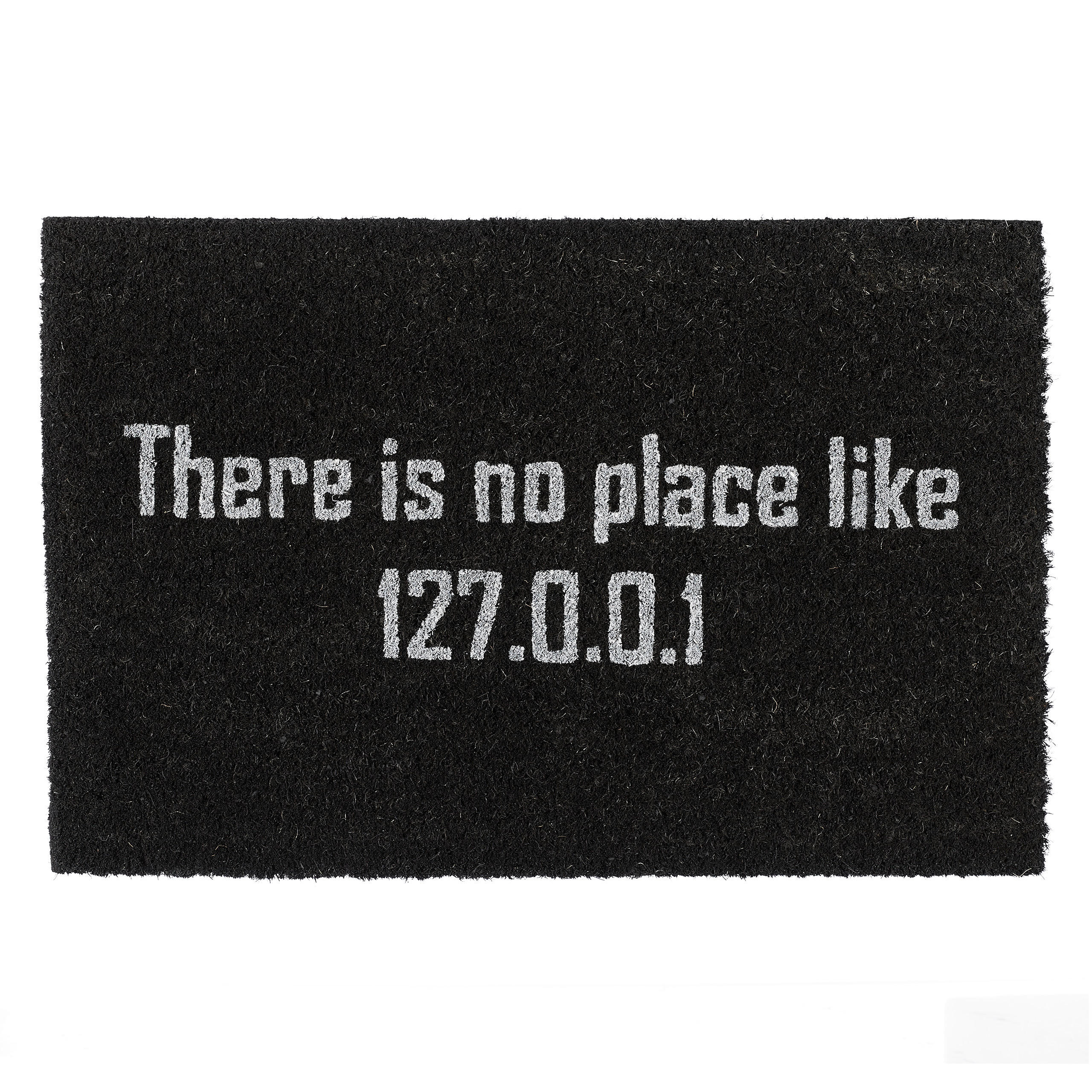 FUSSMATTE - Schwarz, Kunststoff/Textil (60/40cm) - Relaxdays