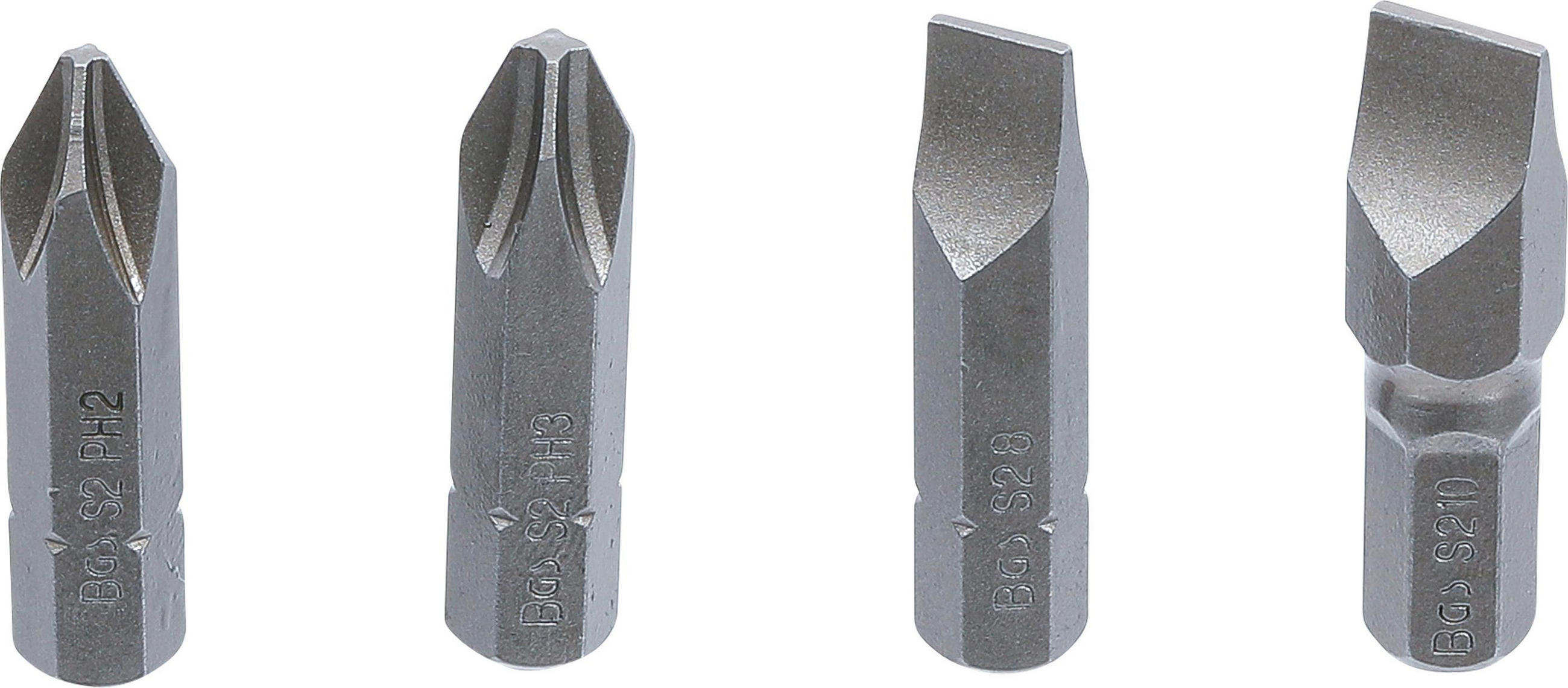 HAND-SCHLAGSCHRAUBER-BITS | FÜR ART. 710 - Multicolor, Kunststoff/Metall (1/1cm) - BGS technic