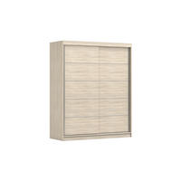 SCHIEBETÜRENSCHRANK - Kleiderschrank EVA 06 - Sonoma - Sonoma Eiche, Holzwerkstoff (160/195/61cm) - Möblo