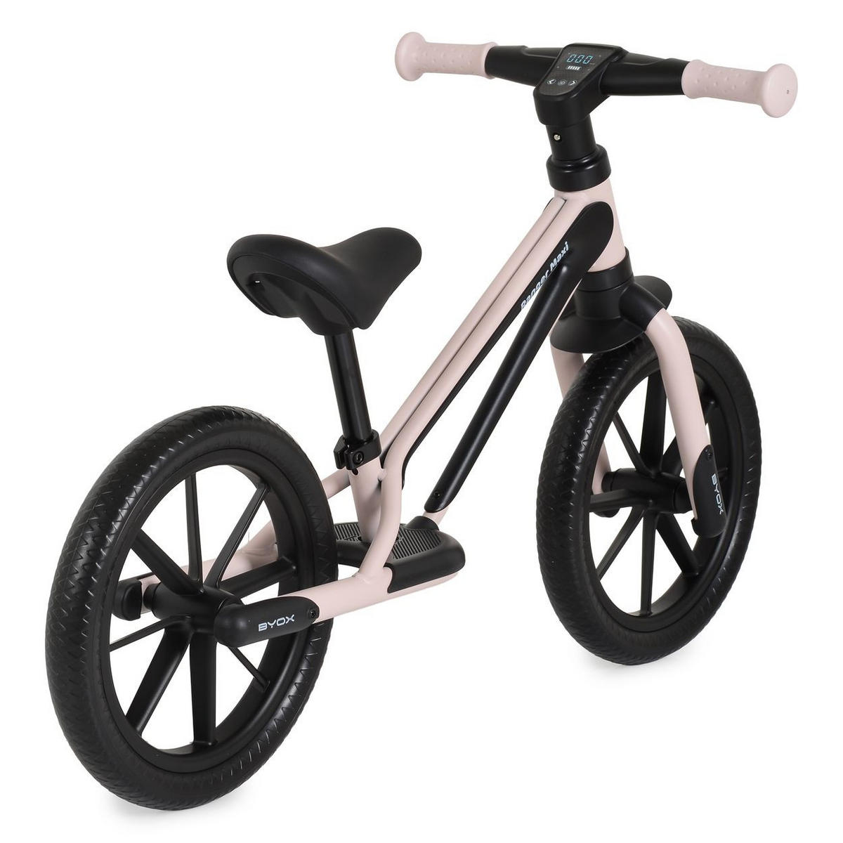 LAUFRAD Ranger Maxi 12 Zoll rosa EVA-Reifen Metallrahmen Sitzhöhe verstellbar - Rosa, Metall (89/37/54cm)