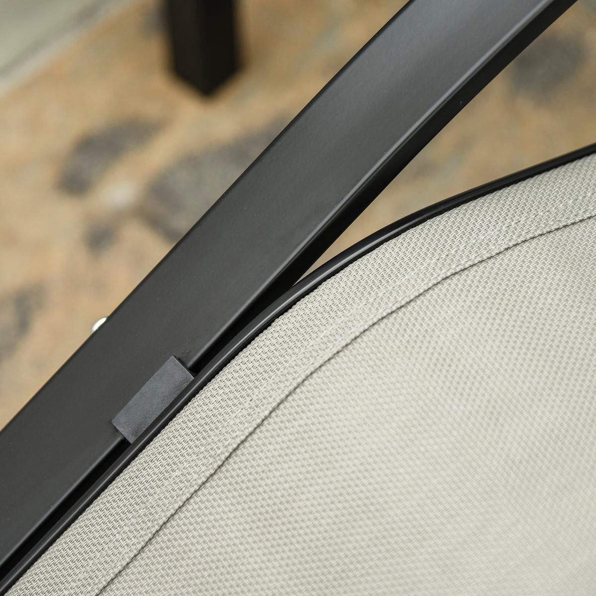 SONNENLIEGE 2er-Set DE-15606 mit Glastisch Grau - Hellgrau, Metall (59/66/169cm) - ComfortXL