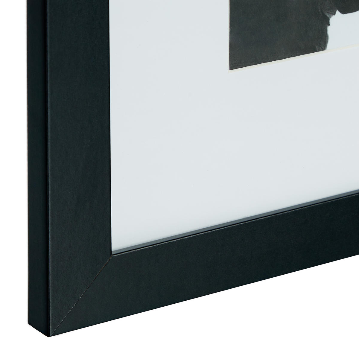 10XBILDERRAHMEN - Schwarz, Glas/Holzwerkstoff (23/28/1cm) - Relaxdays