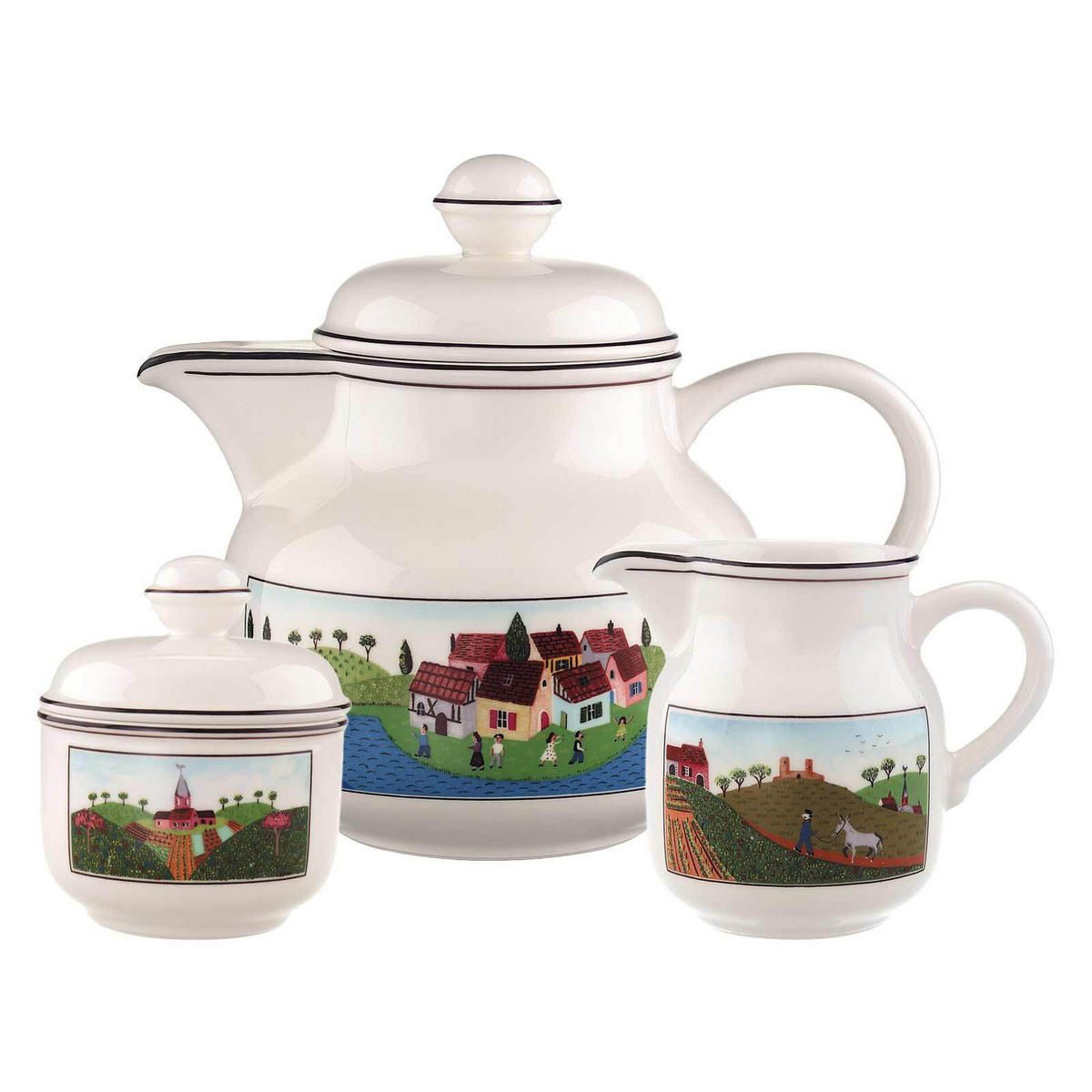 TEE-SET Design Naif bunt 3er Set - Multicolor, Keramik (0.001L) - Villeroy & Boch