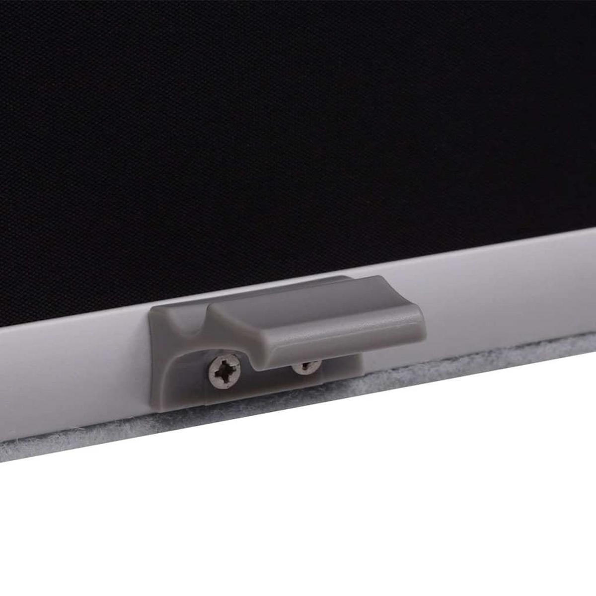 VERDUNKELUNGSROLLO MK06 aus Polyester aus Verdunkelungsstoff, Aluminiumrahmen Schwarz - Schwarz, Textil (60.3/98.2cm) - vidaXL