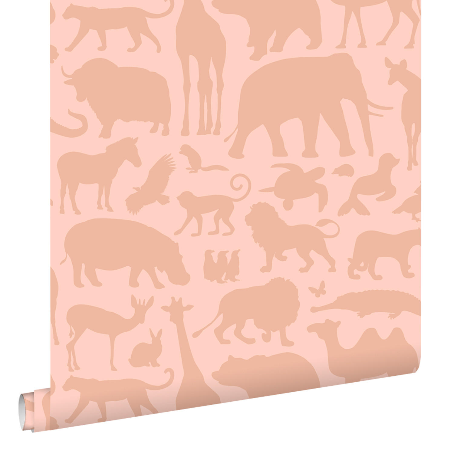 TAPETE Tiere 53 cm x 10.05 m - Terracotta, Papier (53/0.1cm) - ESTAhome