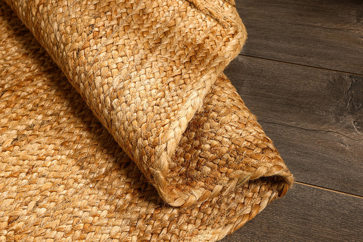 JUTETEPPICH Nitin natur 60/40 cm - Naturfarben, Naturmaterialien (40/60cm) - My-Rug