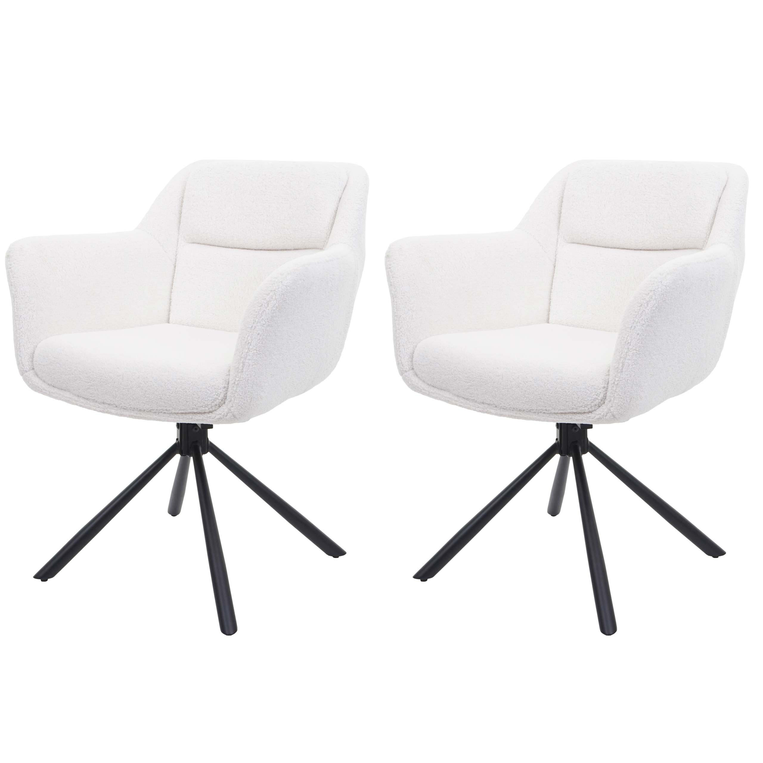 ESSZIMMERSTUHL Weiß - Weiß, Textil (65/83/57cm) - MCW