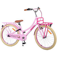 KINDERFAHRRAD Excellent - Mädchen - 24 Zoll - 3 Gänge - Rücktritt + Handbremse - Rosa - Rosa, Metall (65cm) - TPFSports