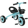KINDERDREIRAD, Blau/Weiß/Roa, Metall+ EVA - Blau, Metall (70.5/53/58cm) - AIYAPLAY