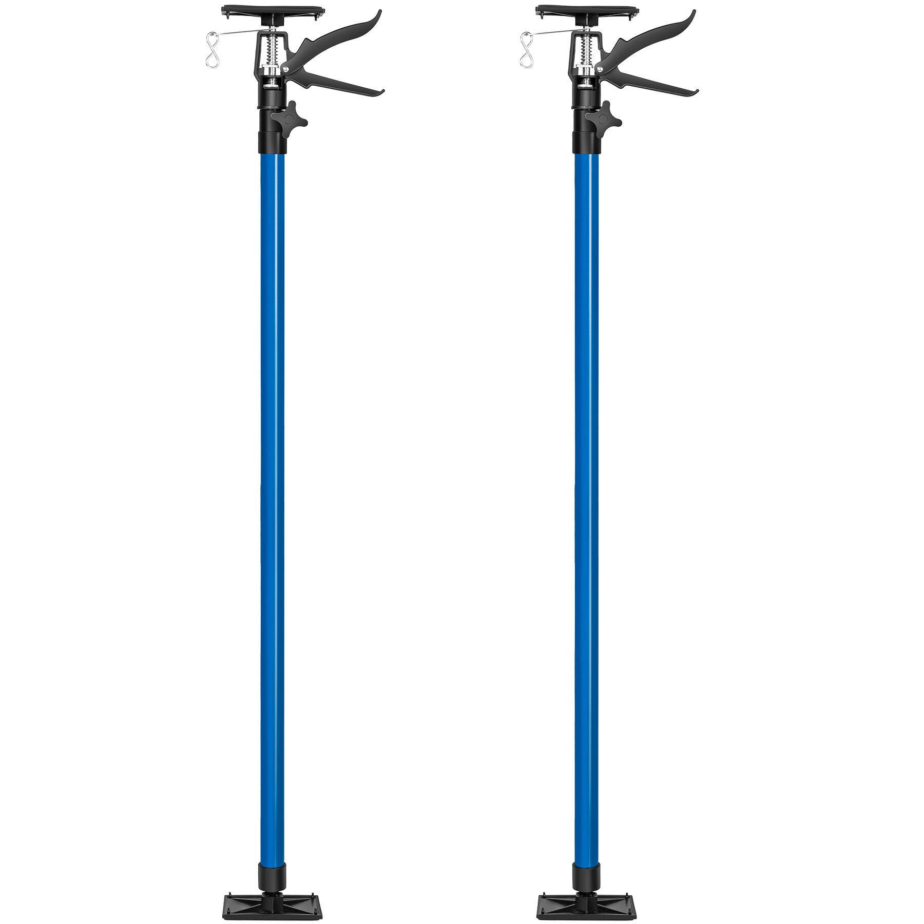 tectake Teleskopstützen Blau