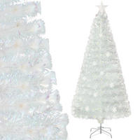 TANNENBAUM Weiß - Weiß, Kunststoff (180cm) - COSTWAY