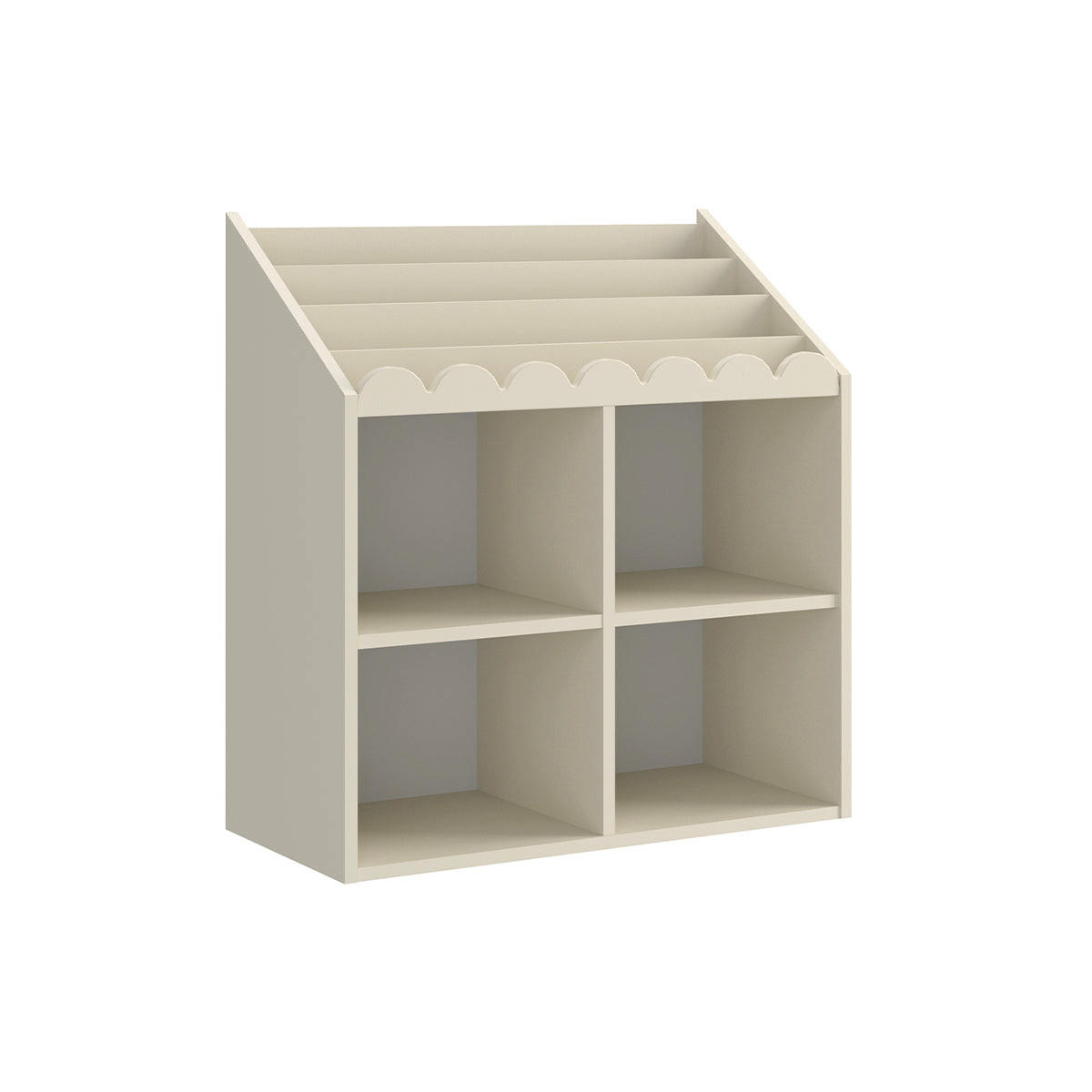 BÜCHERREGAL Book Nook Beige - Beige, Holzwerkstoff (71/76/33cm) - Petits-meubles