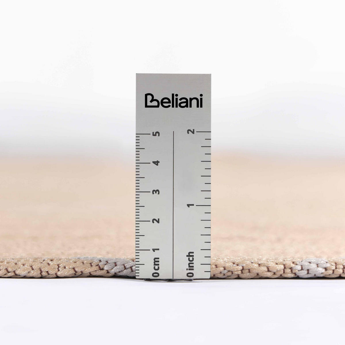 VENKOVNÍ KOBEREC Béžový 120 cm Mosore - bílá/béžová, plast (120/120cm) - Beliani