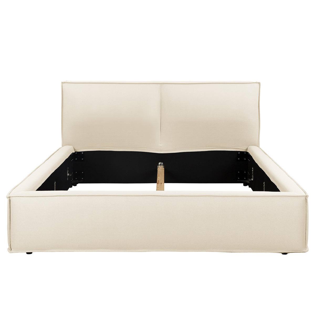 POLSTERBETT - Creme, Textil (200/200cm) - home24