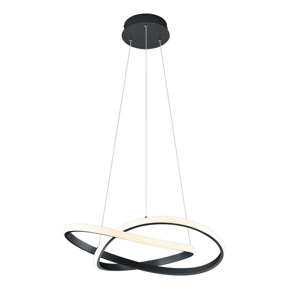 LED HÄNGELEUCHTE COURSE Schwarz Matt - Schwarz, Metall (60/60/150cm)