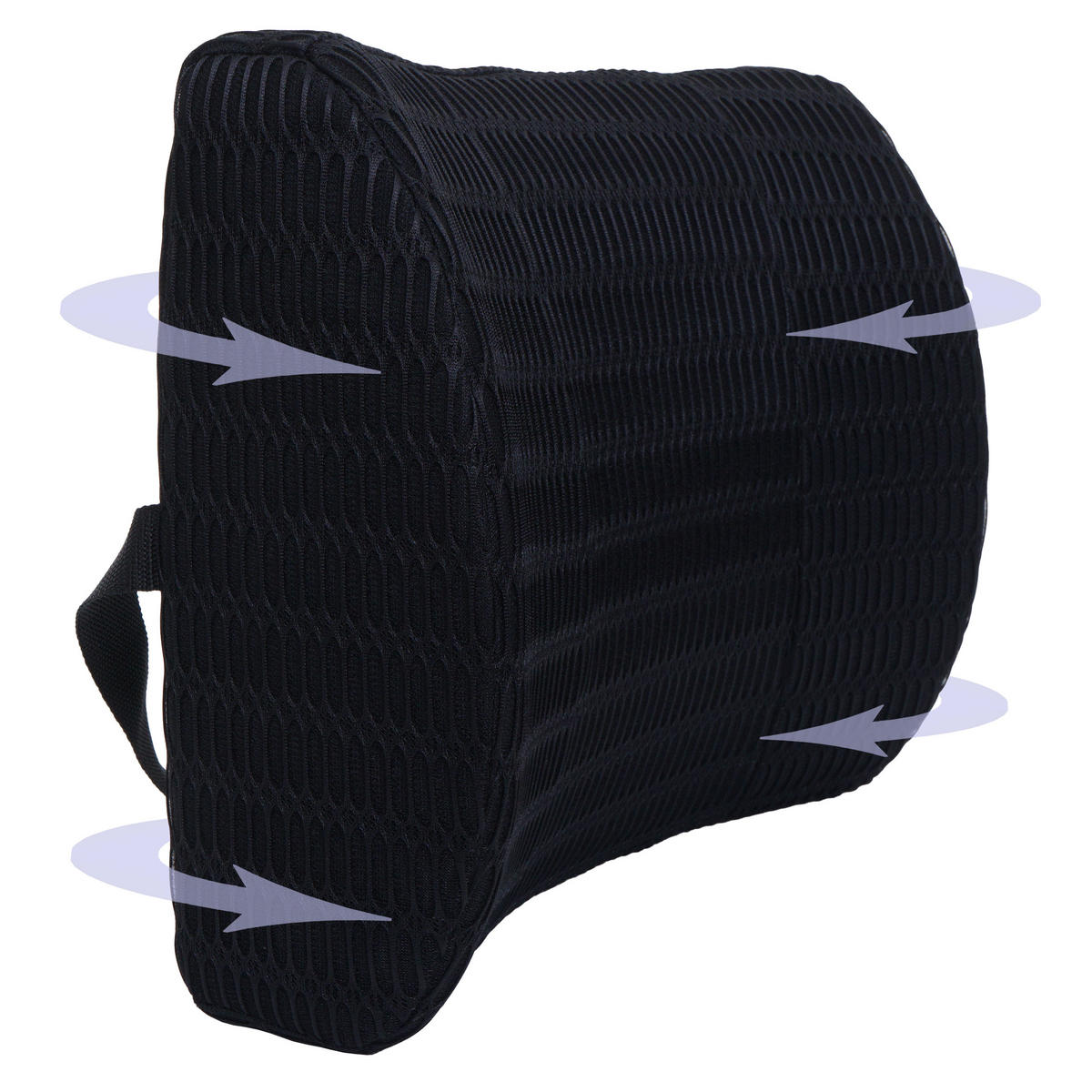 LENDENKISSEN Schwarz - Schwarz, Textil (12/34/29cm) - MCW