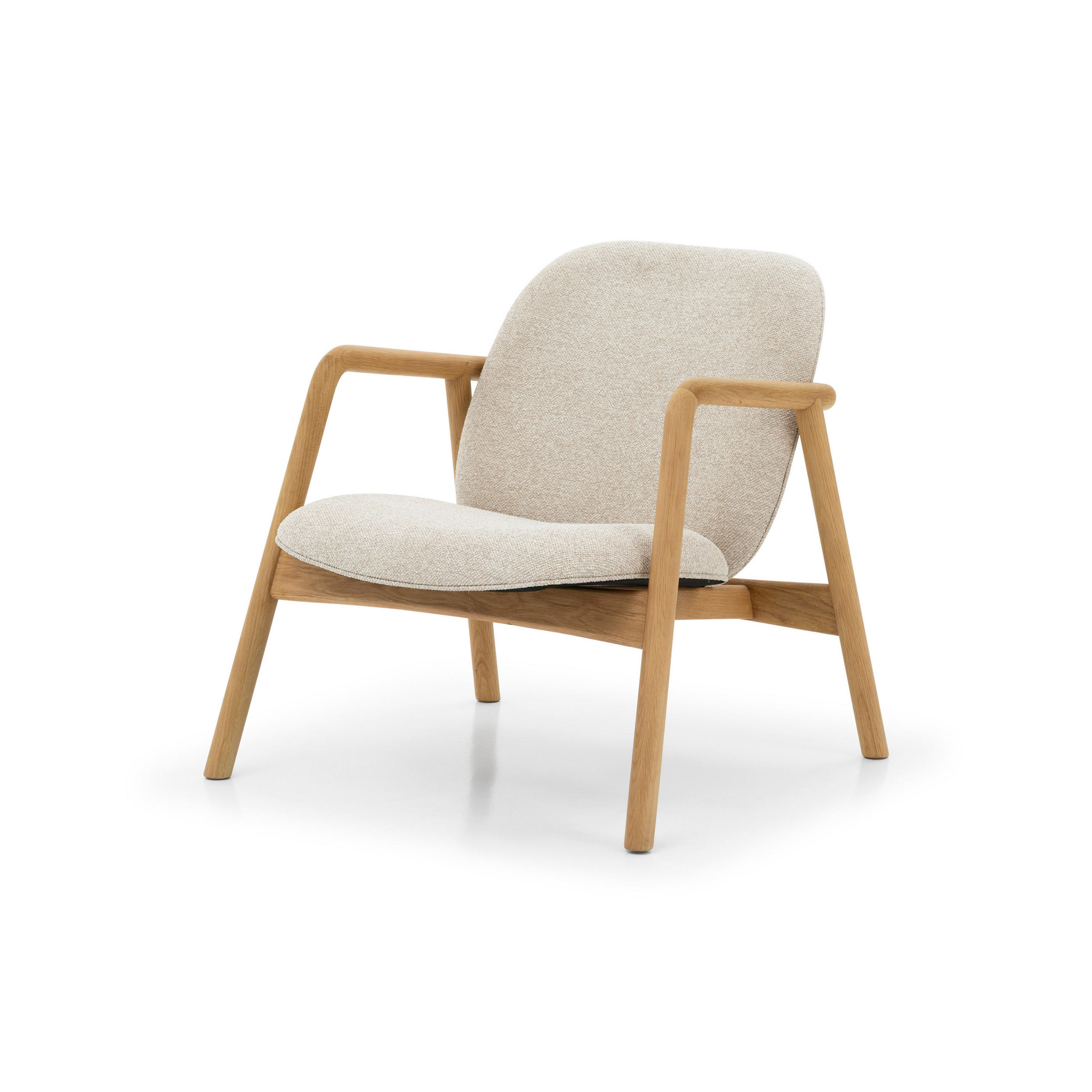SESSEL Theo, Natur Massiveiche - Beige, Holz (76/78/77cm) - WOODEK